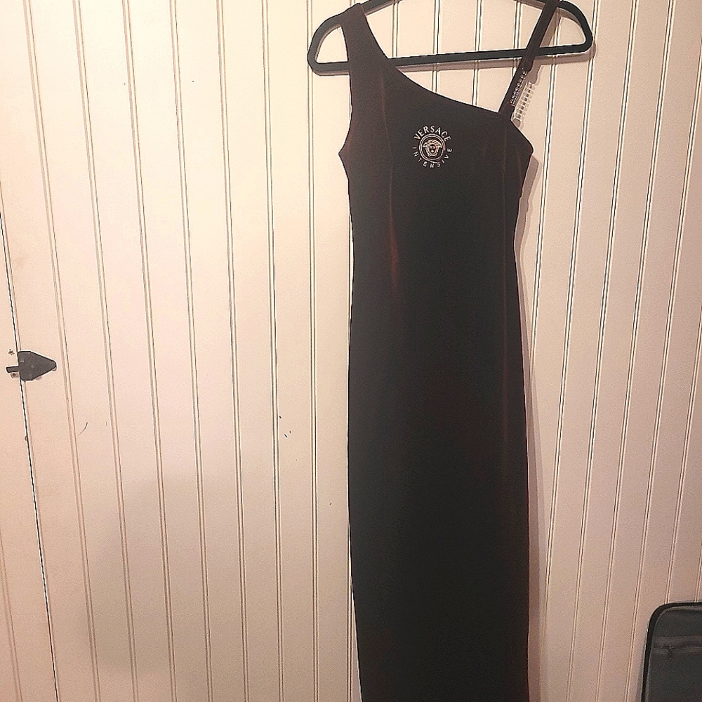 VERSACE JEANS COUTURE velvet dress with stretch!